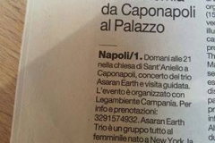 Napoli newspaper clipping