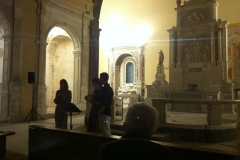 First show at Chiesa di Sant'Aniello a Caponapoli